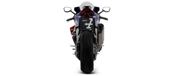Arrow / アロー APRILIA RSV4 1100 FACTORY チタニウムリンクパイプ+チタニウム PISTA サイレンサー カーボンエンドキャップ DB KILLER付属 | 71003PT