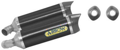 ARROW / アロー DUCATI MONSTER 696 '08-10/1100 '09-10 カーボン RH & LH THUNDER RACING サイレンサー | 71131MK