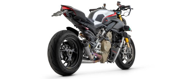 Arrow / アロー DUCATI PANIGALE/STREETFIGHTER V4 '20/22 レーシングダブル WORKS チタニウム サイレンサーS + 1:1 ステンレスリンクパイプ | 71161PK