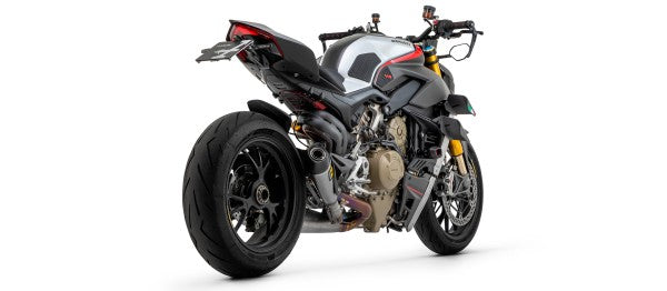 Arrow / アロー DUCATI PANIGALE/STREETFIGHTER V4 '20/22 レーシングダブル WORKS チタニウム サイレンサーS + 1:1 ステンレスリンクパイプ | 71161PK