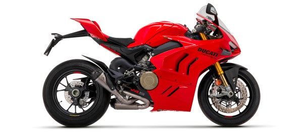 Arrow / アロー DUCATI PANIGALE/STREETFIGHTER V4 '20/22 レーシングダブル WORKS チタニウム サイレンサーS + 1:1 チタニウムリンクパイプ | 71162PK