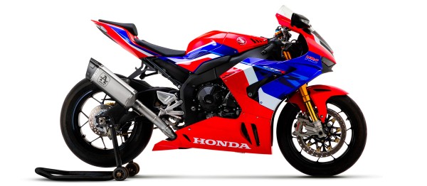 Arrow / アロー HONDA CBR 1000 RR フルシステムマフラー フルチタニウム WORKS サイレンサー カーボンエンドキャップ | 71212PTZ