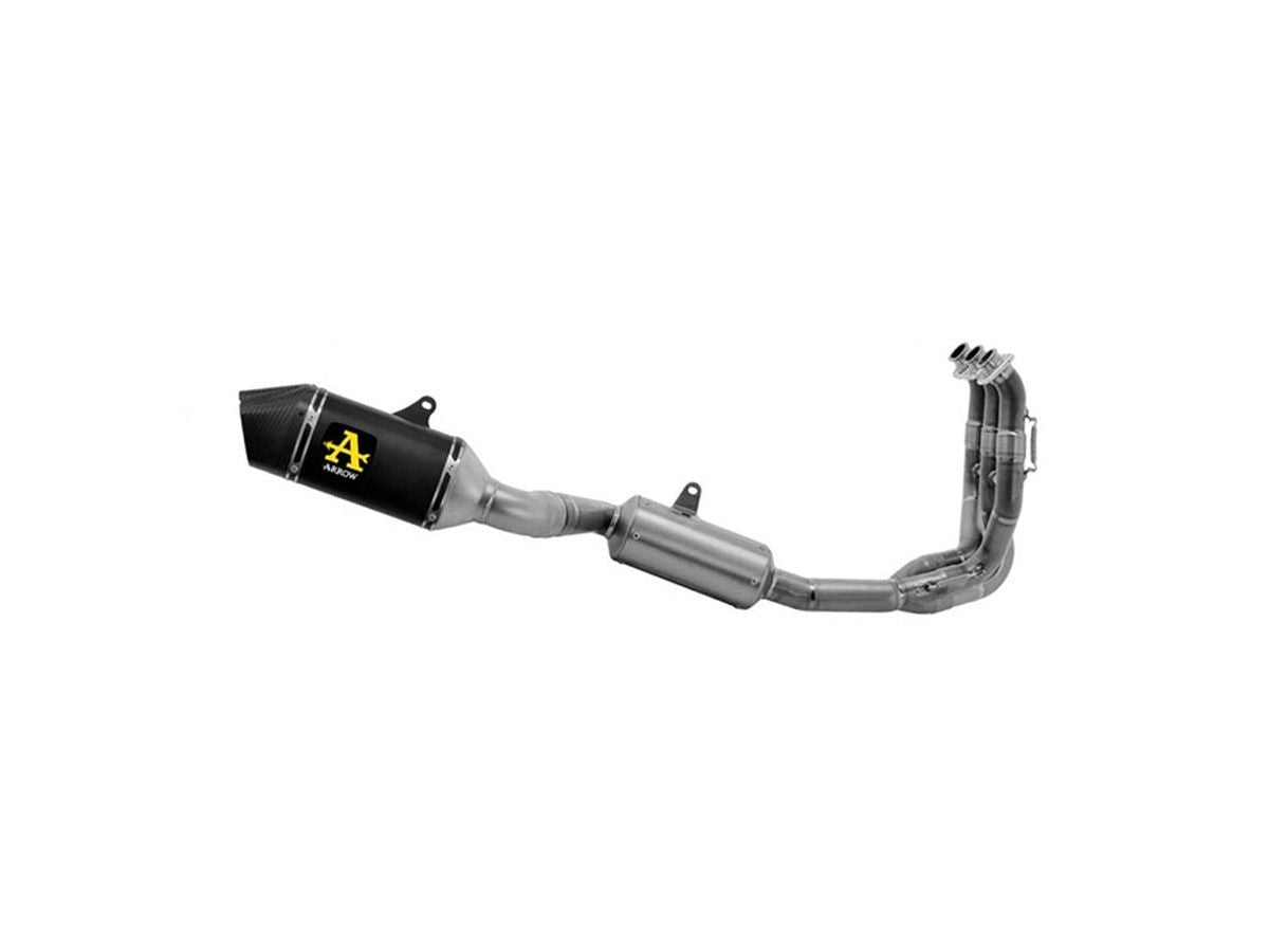 Arrow Full Exhaust System Veloce Black Aluminum Slip-On Approved | 71504VAN