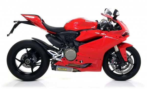 ARROW / アロー DUCATI 1299 PANIGALE '15 eマーク認証 チタン WORKS LH+RH サイレンサー カーボンエンドキャップ付 オリジナルコレクター用 | 71839PK