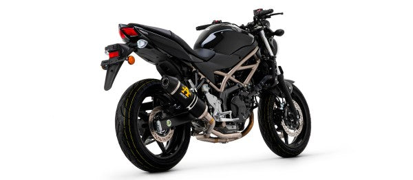 ARROW / アロー SUZUKI SV 650 '16 eマーク認証 アルミニウムダーク RACE-TECH サイレンサー カーボンエンドキャップ付 ARROWリンクパイプ用 | 71846AKN