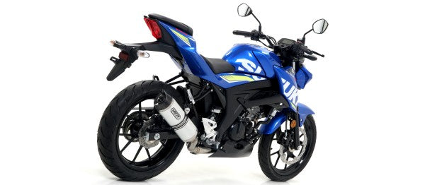 ARROW / アロー SUZUKI GSX-S 125 '17 eマーク認証 アルミニウムサンダー サイレンサー ウェルデッドリンクパイプ付 アローコレクター用 | 71871AK