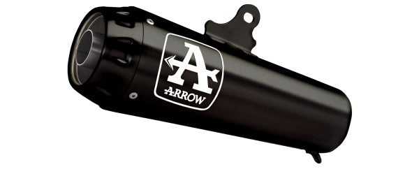 ARROW / アロー KAWASAKI NINJA 400 '18 eマーク認証 ニクロム DARK PRO-RACE サイレンサー ウェルデッドリンクパイプ付 + カーボン エンドキャップ | 71874PRN