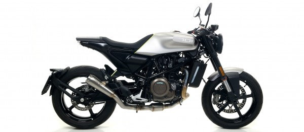 ARROW / アロー ハスクバーナ VITPILEN 701 '18/19 eマーク認証 チタン PRO-RACE サイレンサー カーボンエンドキャップ付 + ウェルデッド リンクパイプ | 71891PR