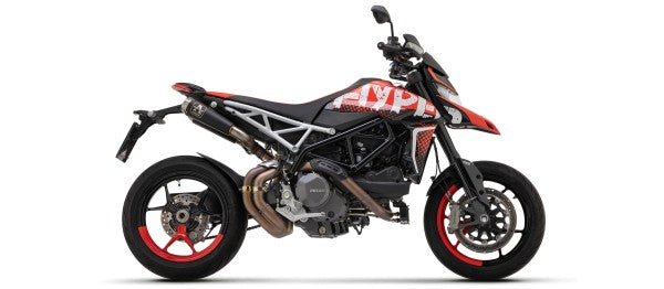 ARROW / アロー DUCATI HYPERMOTARD 950 2019 eマーク認証 PRO-RACE ニクロム DARK RH+LH サイレンサー + ウェルデッド リンクパイプ | 71895PRN