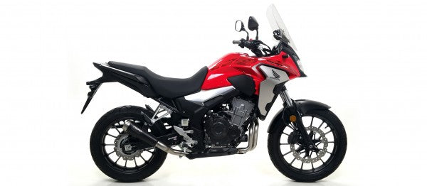 ARROW / アロー HONDA CB 500X 2019 eマーク認証 PRO-RACE ニクロム DARK サイレンサー ウェルデッドリンクパイプ付 オリジナル / Arrowコレクター用 | 71896PRN