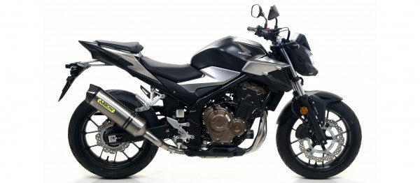 ARROW / アロー HONDA CB 500F '19 eマーク認証 RACE-TECH チタン サイレンサー カーボンエンドキャップ付 ARROWリンクパイプ用 | 71901PK