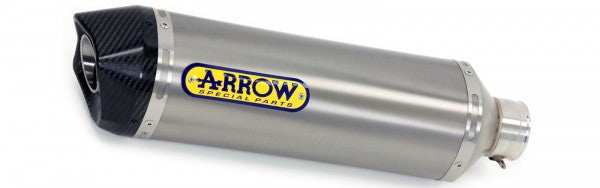 ARROW / アロー  Aprilia Rsv4 1100 Factory  2019- Eマーク チタン Race-Tech Exh カーボンエンドキャップ ARROW / アロー リンクパイプ オリジナルコレクター  | 71906PK