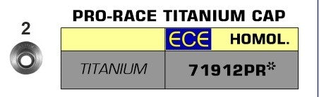 Arrow Street Titanium Pro-Race Silencer、Endcap Titanium、ECEホモログ付き、DBキラーが含まれています | 71912PR