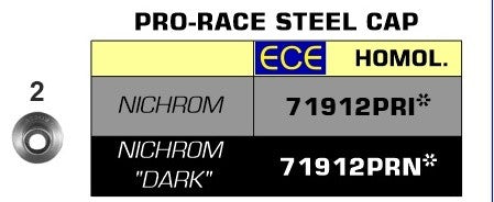 アローストリートプロレースニクロムダークサイレンサー、エンドキャップステンレス、ECEホモログ、DBキラーが含まれています | 71912PRN