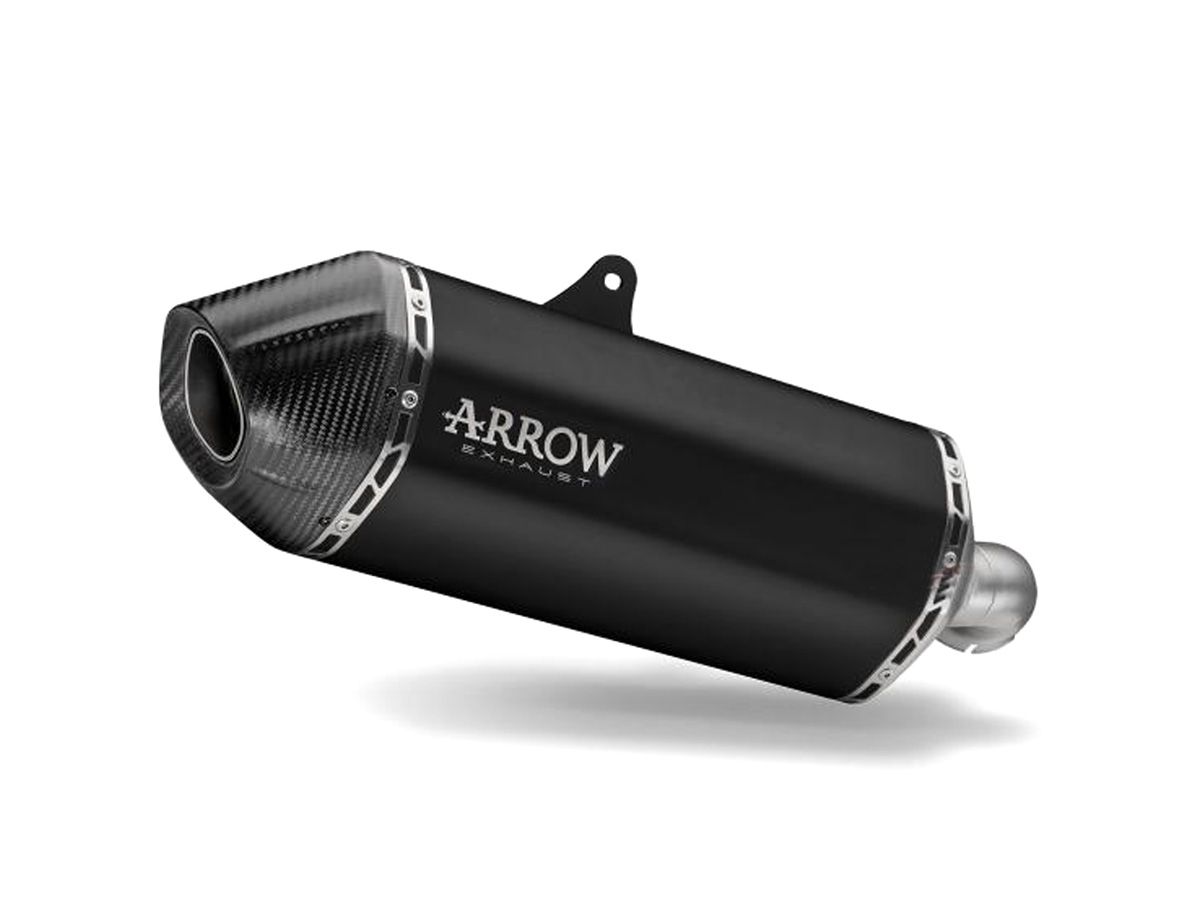 Arrow Sonora Racing Slip-On Dark Titanium Carbon End Cap | 72002SKN