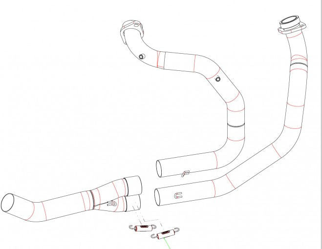 ARROW / アロー HONDA アフリカツイン 750 '93-95/ '96-04 ステンレス 2:1 コレクター | 72093PD