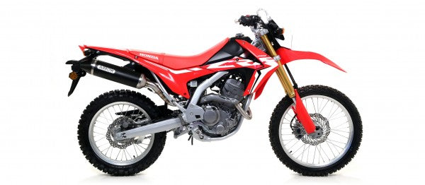ARROW / アロー HONDA CRF 250 '17 eマーク認証 アルミダークサンダー サイレンサー カーボンエンドキャップ付 ARROWリンクパイプ用 | 72528AKN