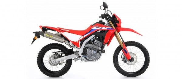ARROW / アロー HONDA CRF 250 '17 eマーク認証 チタンサンダー サイレンサー カーボンエンドキャップ付 ARROWリンクパイプ用 | 72528PK