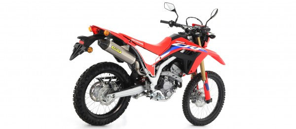ARROW / アロー HONDA CRF 250 '17 eマーク認証 チタンサンダー サイレンサー カーボンエンドキャップ付 ARROWリンクパイプ用 | 72528PK