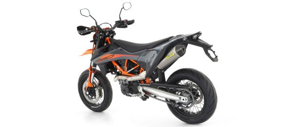 ARROW / アロー  KTM 690 Smc/Enduro 2019- Race Tech Eマーク チタン エキゾースト + カーボンエンドキャップ ARROW / アロー リンクパイプ  | 72624PK