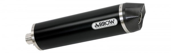 ARROW / アロー / アロー エキゾーストマフラー サイレンサー Maxi Race-Tech アルミダークエンドキャップ カーボン Eマーク | 72625AKN