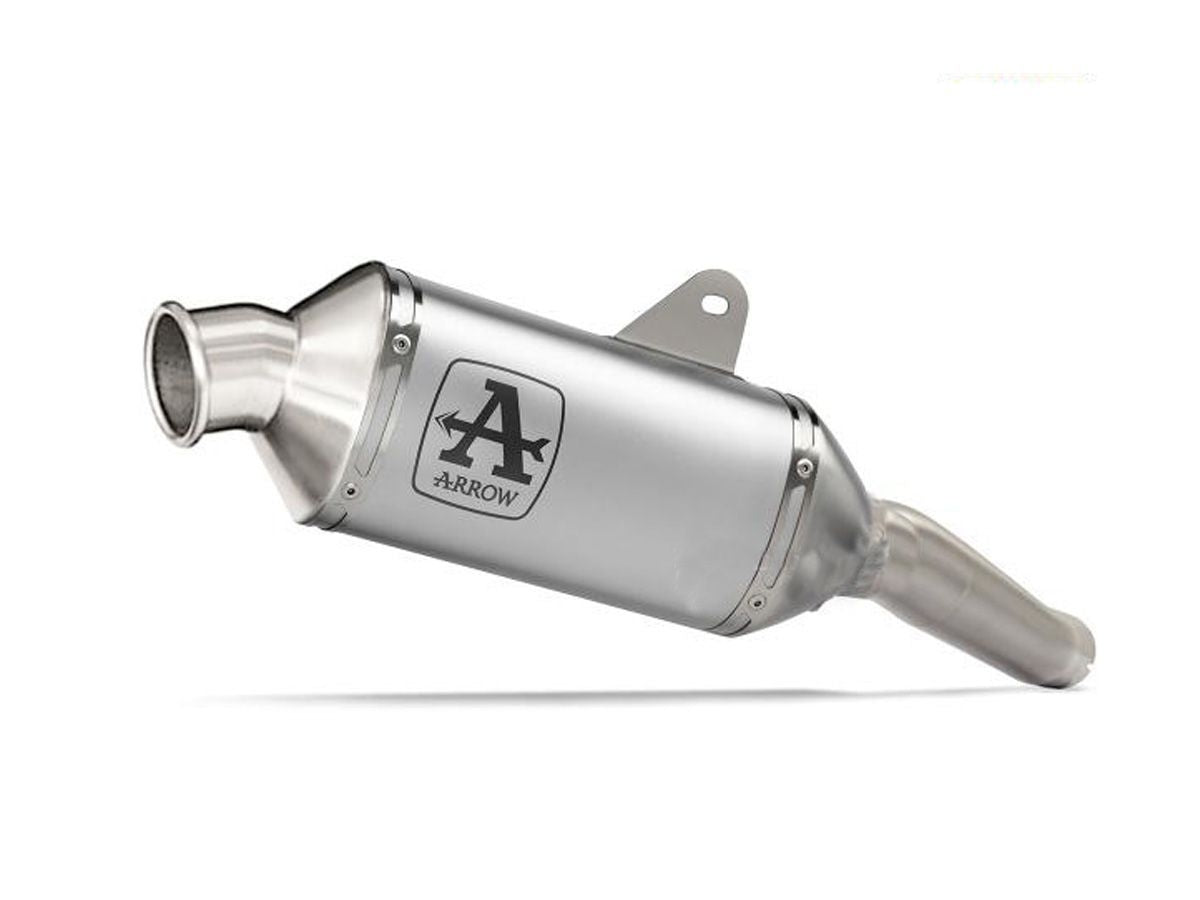 Arrow Exhaust Indy Race Slip-On Aluminum Approved | 72640AO