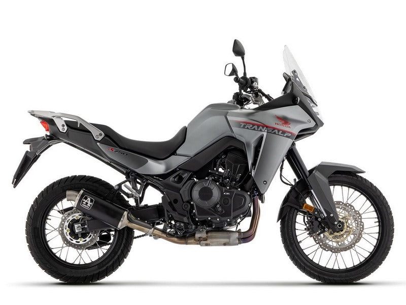 Arrow Exhaust Indy Race Slip-On Black Aluminum Approved | 72641AON