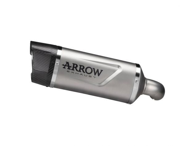 Arrow Exhaust Indy Race Evo Slip-On Aluminum Approved | 72645AK