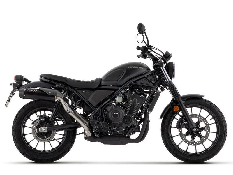 Arrow Rebel Omologated Slip-On Nichrom Dark Carbon Fibre End Cap | 74513RB