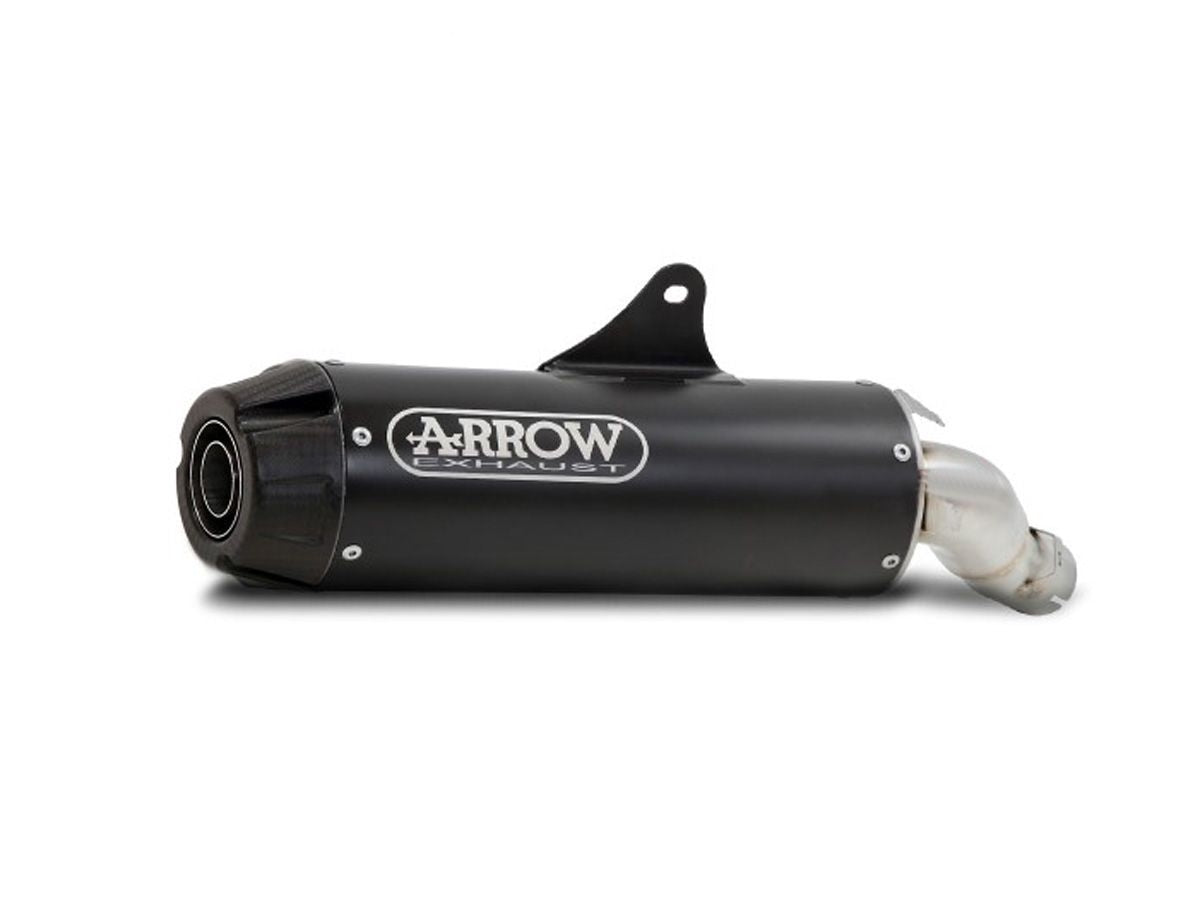 Arrow Rebel Omologated Slip-On Nichrom Dark Aluminium End Cap | 74513RBA