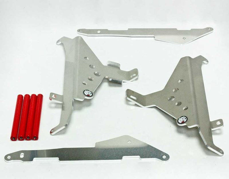 AXP-Racing / エーエックスピーレーシング ラジエーターブレース - レッドスペーサー | AX1255