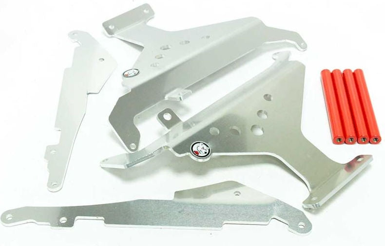 AXP-Racing / エーエックスピーレーシング ラジエーターブレース - レッドスペーサー | AX1290