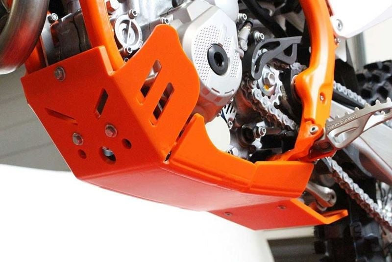 AXP-Racing / エーエックスピーレーシング Xtrem HDPE スキッドプレート - オレンジ | AX1455
