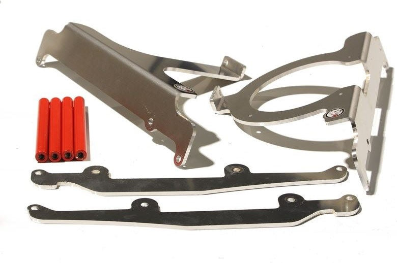 AXP-Racing / エーエックスピーレーシング ラジエーターブレース - Red | AX1556