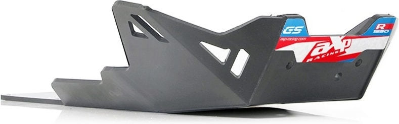 AXP-Racing / エーエックスピーレーシング Adventure スキッドプレート HDPE 8mm - Black-Blue-White-Red | AX1619