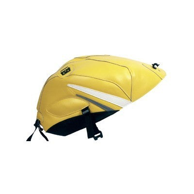 Bagster / バグスター タンクカバー YZF R6(2003) Surf イエロー/ホワイト and スチールグレー triangle | 1456