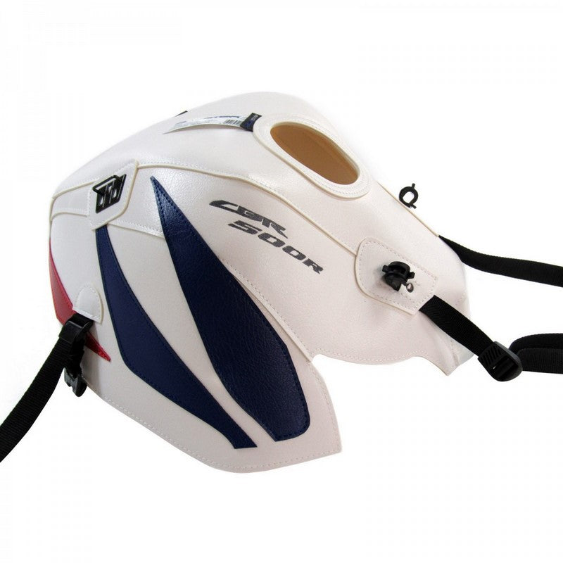 Bagster / バグスター タンクカバー HONDA CBR 500 R ホワイト POINTES BLEUE BALTIQUE ROUGE | 1643
