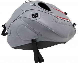Bagster / バグスター タンクカバー TRIUMPH STREET TRIPLE R スチールグレー /BR シルバー/レッド 2013 | 1655I
