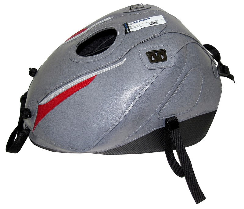 Bagster / バグスター タンクカバー TRIUMPH STREET TRIPLE R STAHLLGAU / シルバー / レッド | 1655K