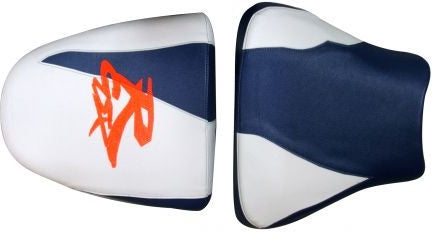 Bagster / バグスター シートカバー GSXR 750 / 96 / SUZUKI PVC ホワイト. BLUE.オレンジ FLUO レター | 2035