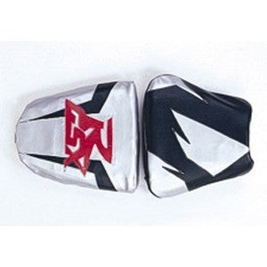 Bagster / バグスター シートカバー GSXR 750 / 97 / SUZUKI PVC シルバー. ブラック. レッド レター | 2035