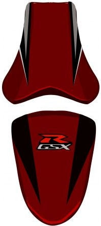 Bagster / バグスター シートカバー GSXR1000/06 light cla/ブラック/steel g/ホワイト レター r fluo | 2160
