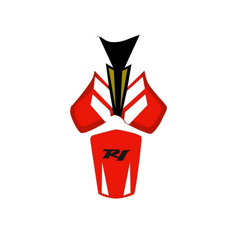Bagster / バグスター シートカバー YZF R1 ホワイト/レッド/ブラック/ブラック レター | 2188