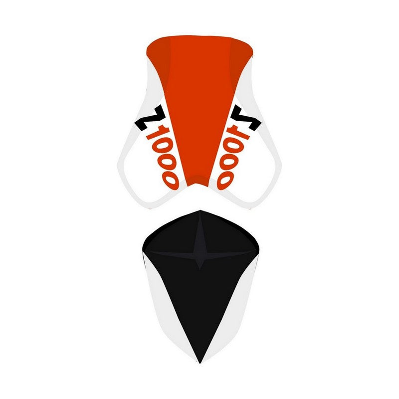 Bagster / バグスター シートカバー Z1000 ホワイト/tile ブラック tile レター (08) | 2192