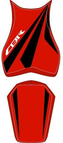 Bagster / バグスター シートカバー CBR 1000 FIREBLADE レッド/ブラック/ホワイト レター 08 | 2198