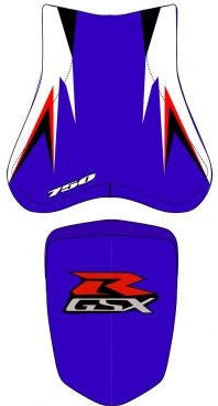 Bagster / バグスター シートカバー GSX 750 R ブルー/ホワイト/レッド 08 | 2201