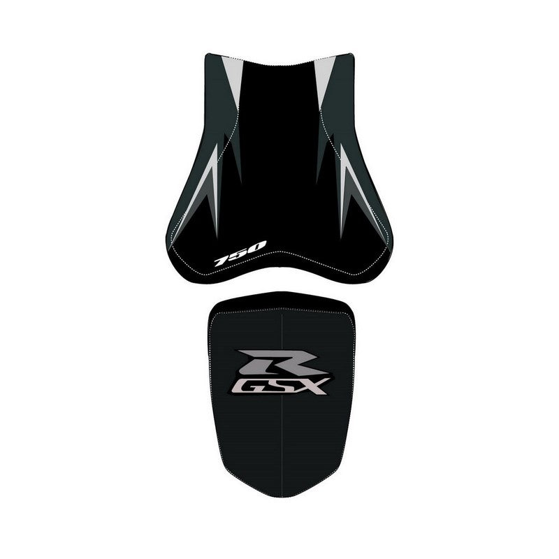 Bagster / バグスター シートカバー GSX 750 R ブラック/マットブラック/ライトグレー 08 | 2201