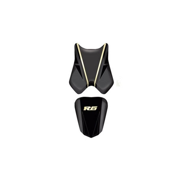 Bagster / バグスター シートカバー YZF R6 ブラック/ゴールド/ゴールド レター (09) | 2203