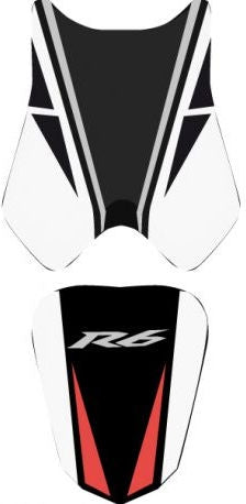 Bagster / バグスター シートカバー YZF R6 ブラック/ホワイト/レッド/ホワイト レター | 2203