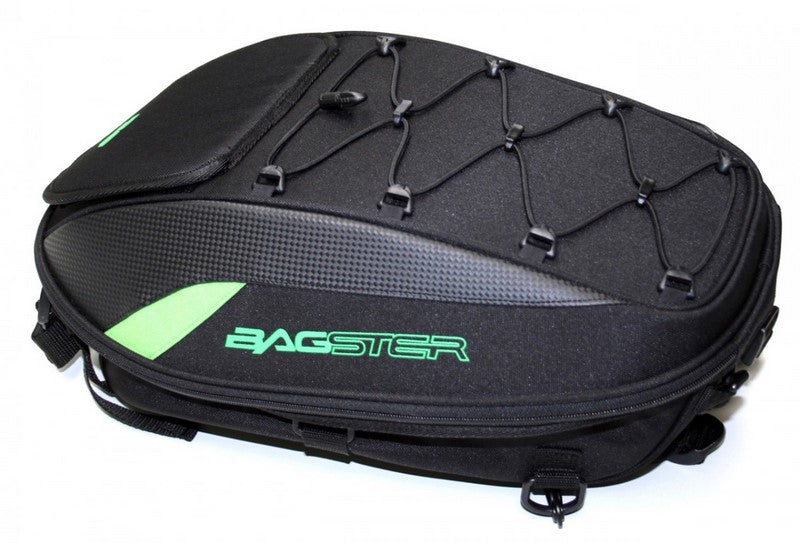 Bagster / バグスター シートバッグ SPIDER ブラック/ グリーン | 4899